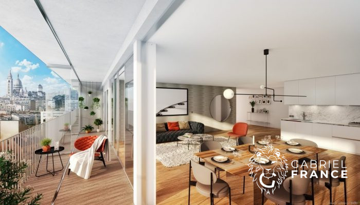 Apartment for sale, 3 rooms - Paris 75018