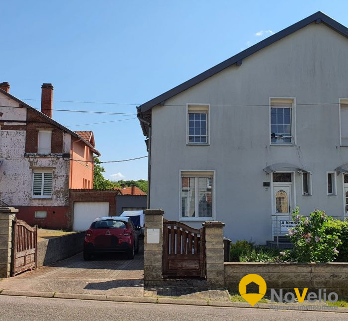 Maison mitoyenne 1 côté à vendre, 5 pièces - Petite-Rosselle 57540