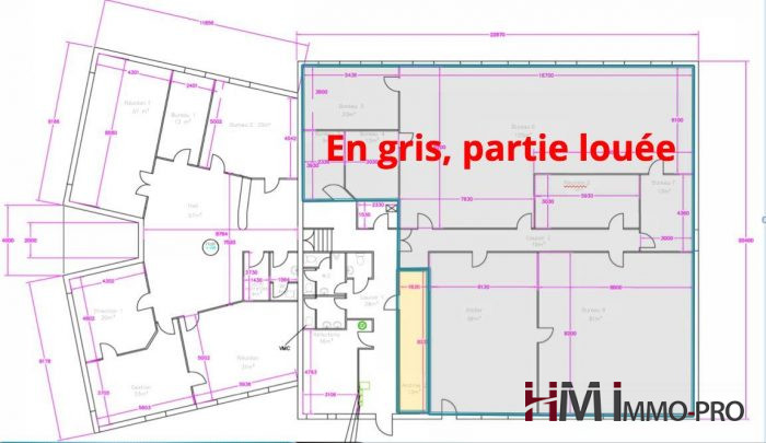 Bureau à vendre, 661 m² - Saint-Romain-de-Colbosc 76430