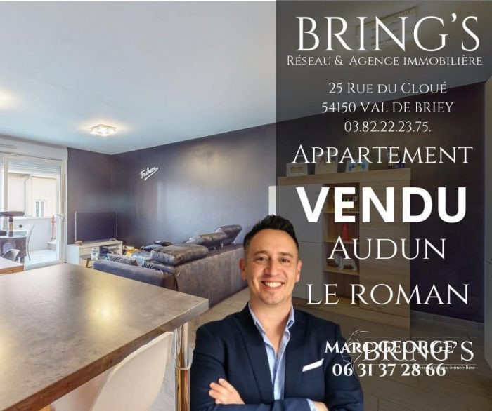 Appartement à vendre, 3 pièces - Audun-le-Roman 54560
