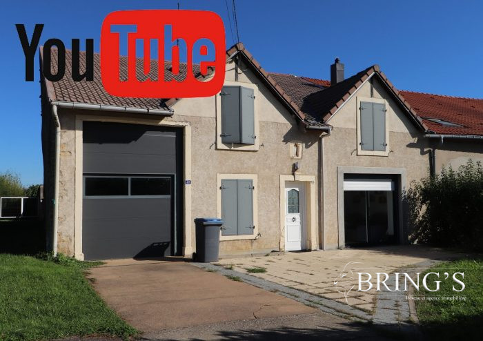 Maison mitoyenne 1 côté à vendre, 8 pièces - Val de Briey 54150