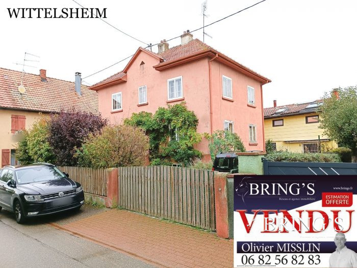 Maison traditionnelle à vendre, 6 pièces - Wittelsheim 68310