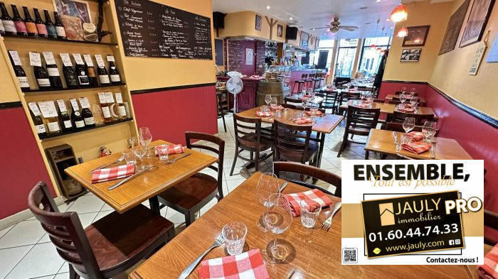 Restaurant, bar à vendre, 120 m² 44 places - Meaux 77100