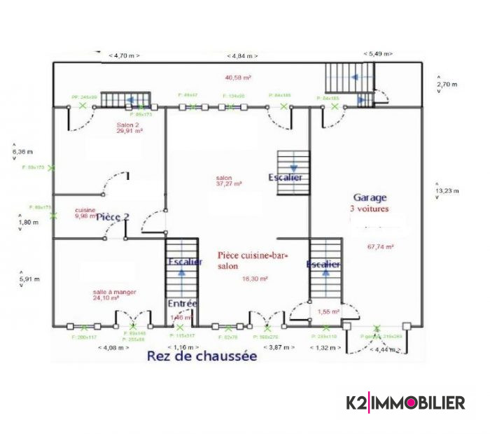 Immeuble à vendre, 657 m² - Rochemaure 07400