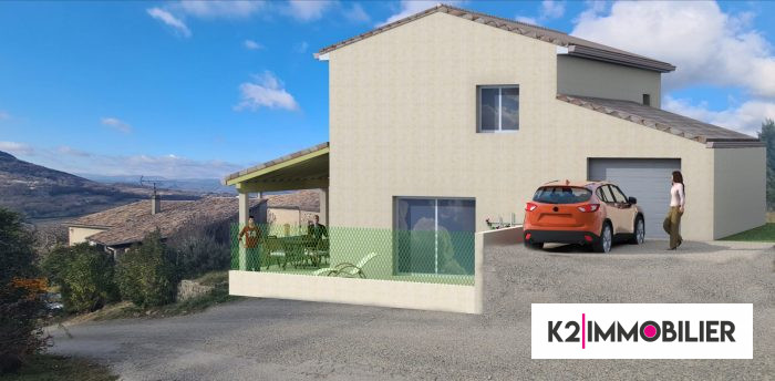 Terrain constructible à vendre, 450 m² - Saint-Lager-Bressac 07210