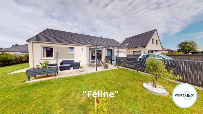 Maison plain-pied à vendre, 4 pièces - Castine-en-Plaine 14540