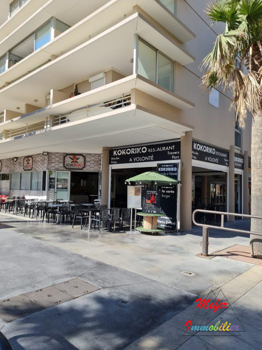Restaurant, bar à vendre, 72 m² 24 places - Canet-en-Roussillon 66140