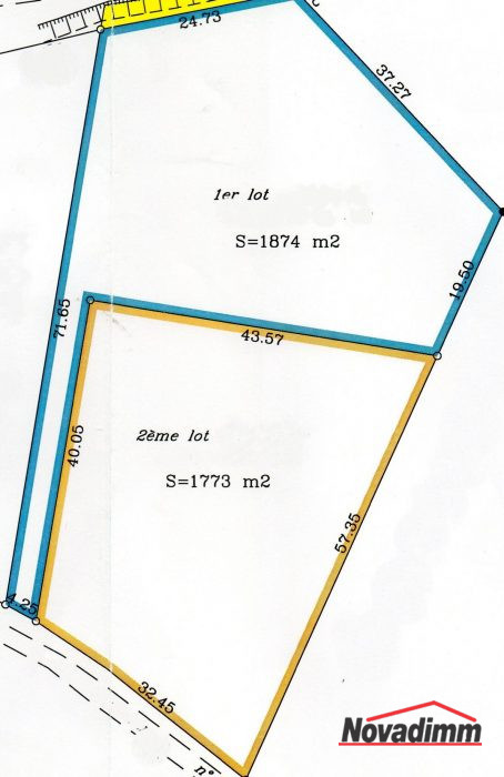 Terrain constructible à vendre, 36 a 47 ca - Douzillac 24190