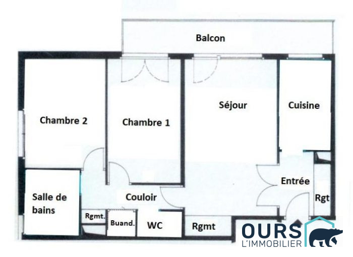 Appartement à vendre, 3 pièces - Saint-Denis 93200