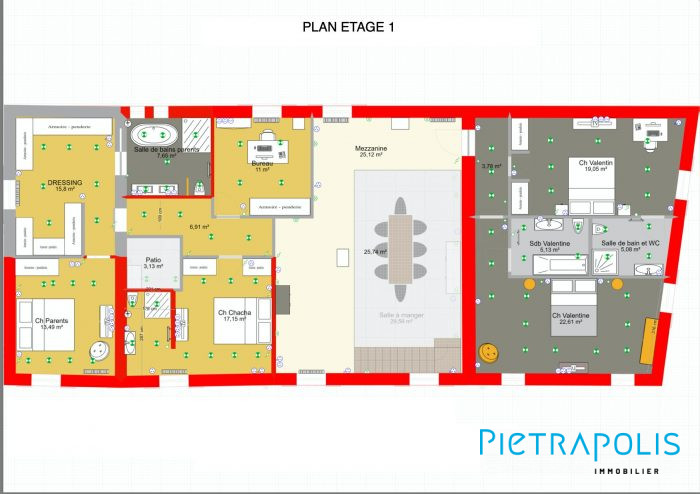 Photo Ferme de 330 m2 rénovée - 10 Pièces - Terrain de 6116 m2 - Piscine - Garage image 5/31