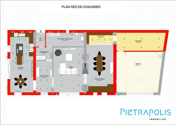 Photo Ferme de 330 m2 rénovée - 10 Pièces - Terrain de 6116 m2 - Piscine - Garage image 4/31