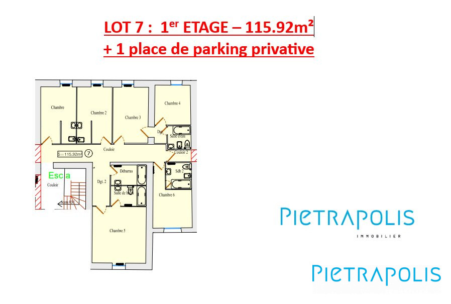 Vente Appartement 116m² 6 Pièces à Confrançon (01310) - Pietrapolis