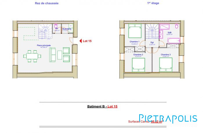 Maison à vendre, 4 pièces - Châtillon-sur-Chalaronne 01400
