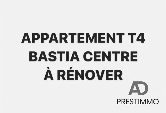 Vente Appartement BASTIA 20200 Corse FRANCE