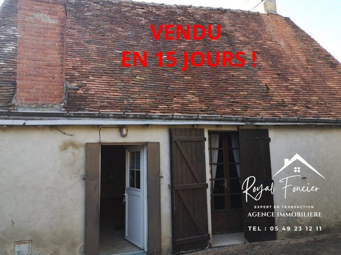 Maison ancienne à vendre, 4 pièces - Châtillon-sur-Indre 36700