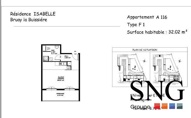 Appartement à louer, 1 pièce - Bruay-la-Buissière 62700