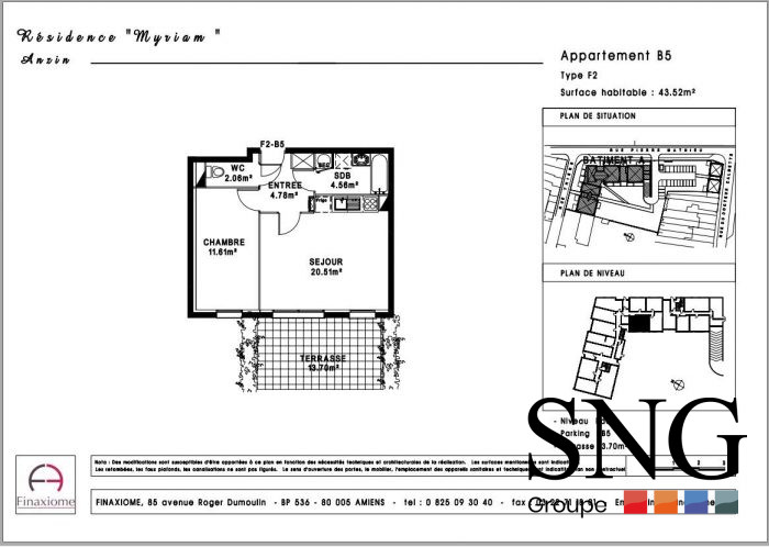 Appartement à louer, 2 pièces - ANZIN 59410