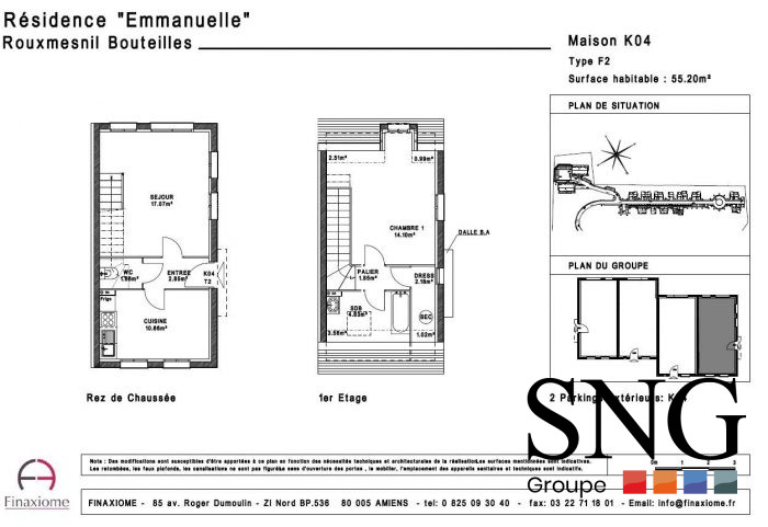 Maison individuelle à louer, 2 pièces - Rouxmesnil-Bouteilles 76370
