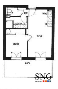 Appartement à vendre, 2 pièces - Théza 66200