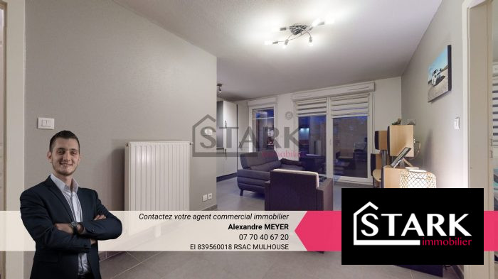 Appartement à vendre, 2 pièces - Kingersheim 68260