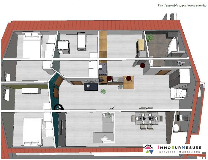 Appartement à vendre, 4 pièces - Benfeld 67230