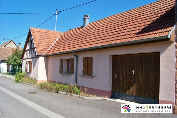 Maison mitoyenne 1 côté à vendre, 3 pièces - Kunheim 68320