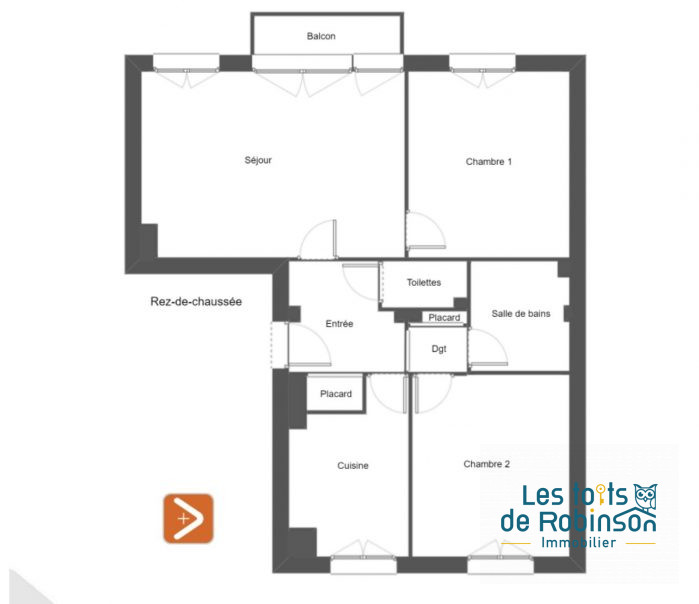 Appartement à vendre, 3 pièces - Bourg-la-Reine 92340