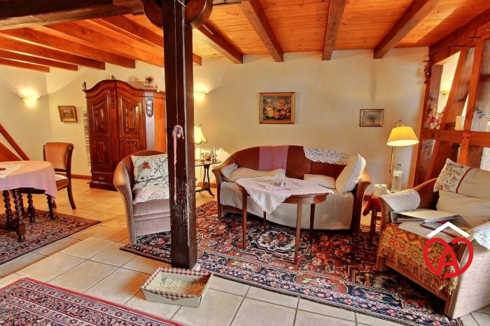 Maison mitoyenne 2 côtés à vendre, 6 pièces - Lubine 88490