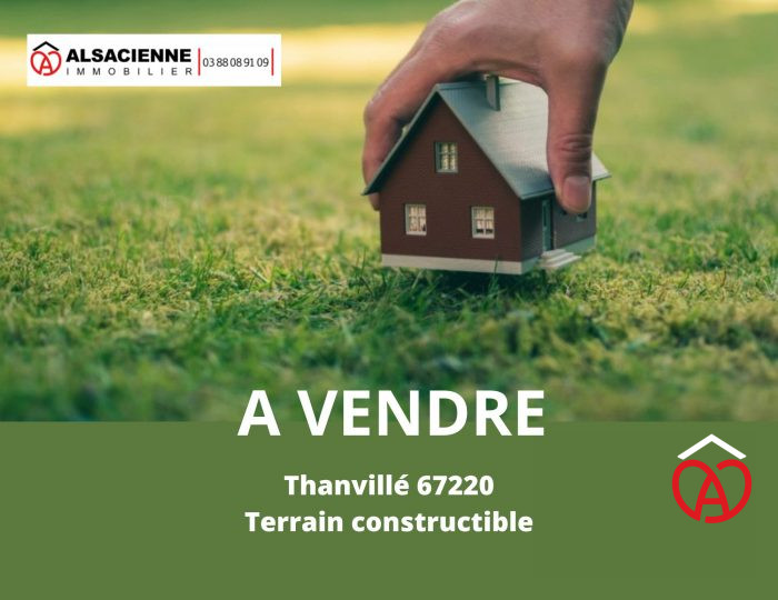 Terrain constructible à vendre, 05 a 17 ca - Thanvillé 67220