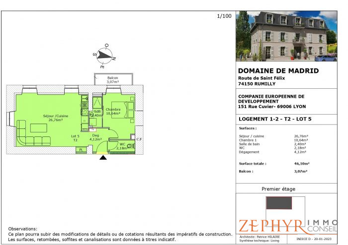 Vente Appartement RUMILLY 74150 Haute Savoie FRANCE